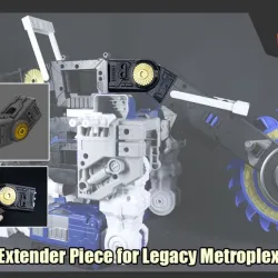 Extender Piece for Transformers Legacy Metroplex