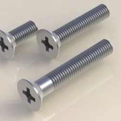 FLAT SCREW SCREW DIN EN ISO 7046-1 - M6 x 40