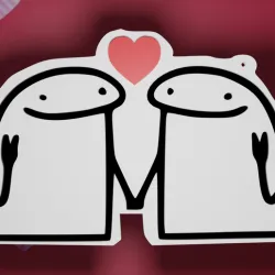 Flork Love Keychan