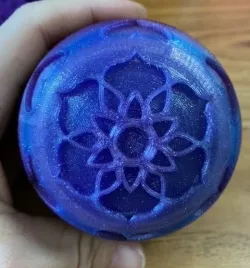 flower heart ball container