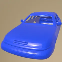 Ford Crown Victoria 1995 Printable Car Body