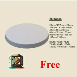 Free bases (round and oval lot)