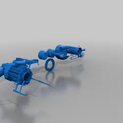 full scale 1:1 Gravity gun from half life 2 [3d printable]