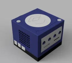 GameCube Raspberry Pi 4 Case with Power Button and LED
