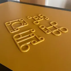 Geometric Designer Drinks Coasters