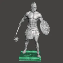 Gladiator by Redxvb - Smoothed and sliced (Choice of sword or Flail)