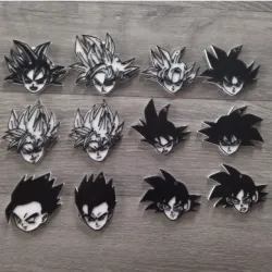 Goku Family Keychain Pack