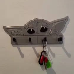 Grogu (Baby Yoda) Wall Key Hooks