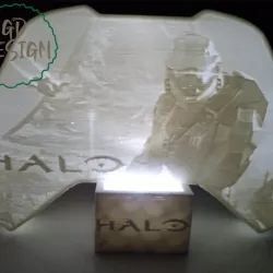 Halo GAME CONTROLLER TEALIGHT WITH HOLDER