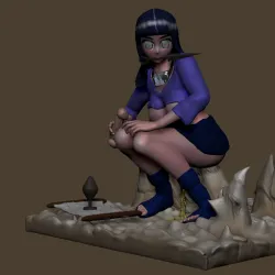 Hinata Fan Art 3D