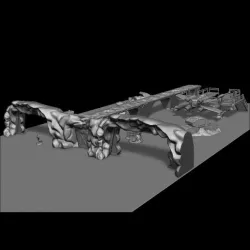 Hoth scenery table