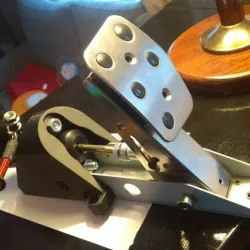 Hydraulic conversion for Logitech brake pedals