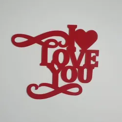 I love You Valentine's Day Wall Decor