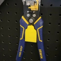 Irwin Vise Grip wire stripper pegboard mount