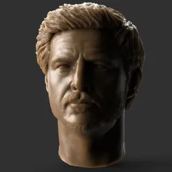 Joel - Pedro Pascal Head - The Last of Us