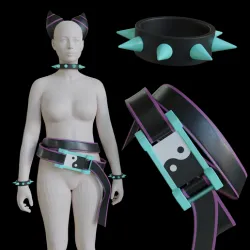Juri cosplay 3d model for cosplay