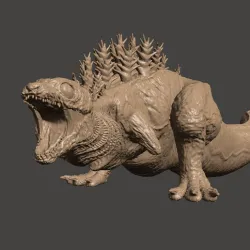 KAMATA KUN SHIN GODZILLA 2nd Form Kaiju - Ultra Detailed STL hi-poly model for 3D printing