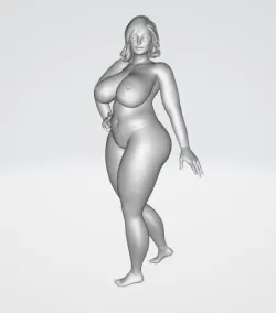 Karine - Figurine of a beautiful sexy naked girl