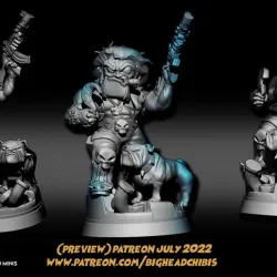 lobo dc chibi wolf marvel united