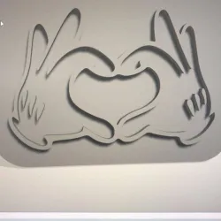 mickey hand plate