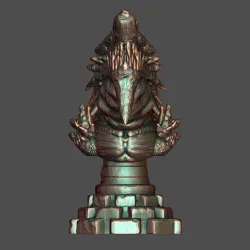 Molten Mouth Dragon Bust