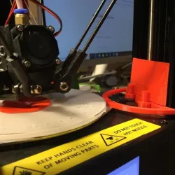 Monoprice Mini Delta Glass Bumper and Shield