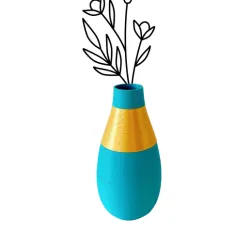 Multicolor vase