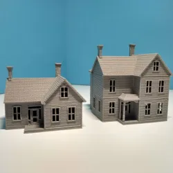 N-Scale House 'The Courtland' 1:160 Scale STL Files