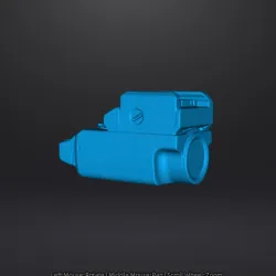 Olight PL 2 mini Valkyrie mold real size 3d scan