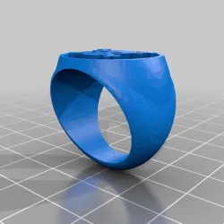 One Piece Luffy Flag Ring