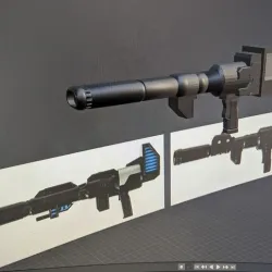 Oversized Optimus Prime Gun for MP10 style action figures