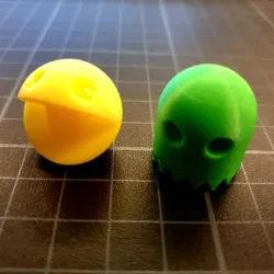 Pacman Ghost MTB valve cap - 3D-printed accessory for bicycle valves