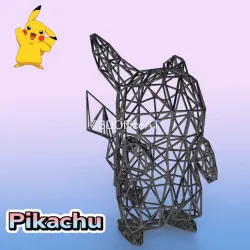 Pikachu Waving Pokemon Wiremon Figure