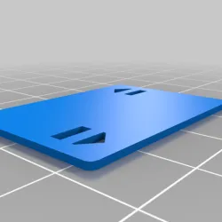 Plastic Arrow Throwing card