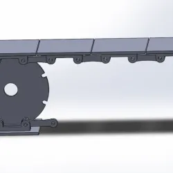 Platform conveyor chain