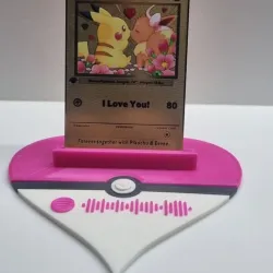 Pokemon card heart Valentine's Day