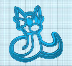 Pokemon: Dratini Cookie Cutter