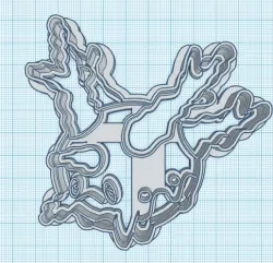 Pokemon: Galarian Corsola Cookie Cutter