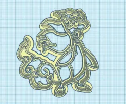 Pokemon: Mega Ampharos Cookie Cutter
