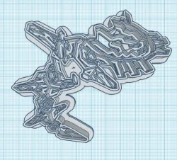 Pokemon: Mega Steelix Cookie Cutter