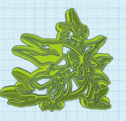 Pokemon: Mega Tyranitar Cookie Cutter