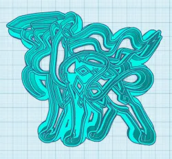 Pokemon: Suicune Cookie Cutter