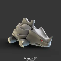 POKÉMON Rhyhorn/ARTICULATED /FLEXI