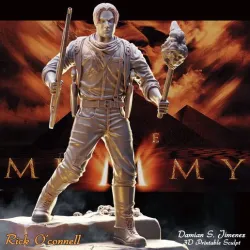 Rick O'Connell - The Mummy 3D Printable STL