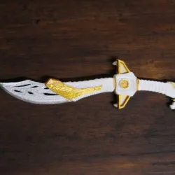 SABA - MIGHTY MORPHIN POWER RANGERS - WHITE RANGER