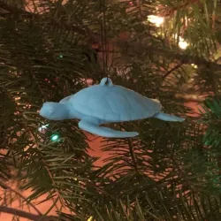 Sea Turtle Christmas Ornament