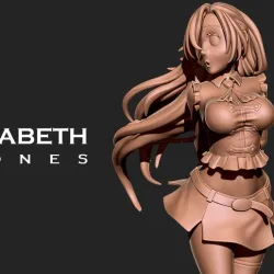 Seven Deadly Sins Elizabeth Liones 3D print model