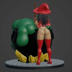 Sexy halloween witch figures