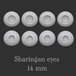 Sharingan 14mm BJD eyes v01