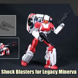 Shock Blasters for Transformers Legacy Minerva